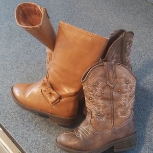 Toddler brown boots